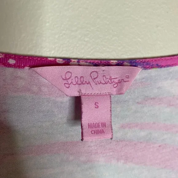 LILLY PULITZER Gianna Oh My Guava Engineered Lightweight Tunic Dress Small - Picture 5 of 9
